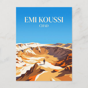 Carte Postale Volcan Emi Koussi Tchad
