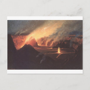 Carte Postale Volcan, vers 1880 Hawaii