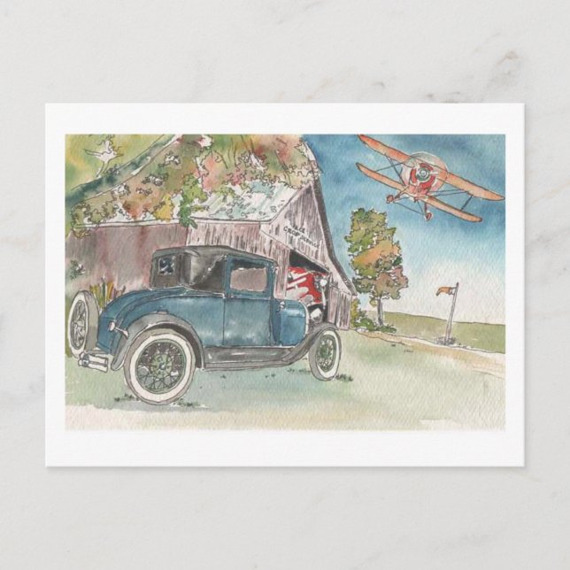 Carte Postale Voler haut (Devant)