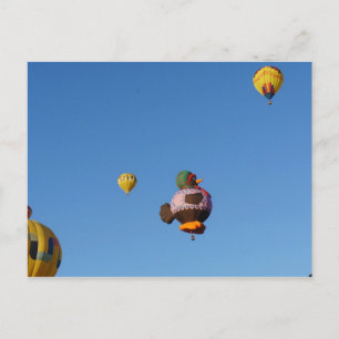 Carte Postale Voler le poulet