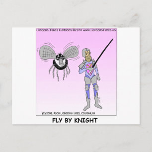 Carte Postale Voler par Knight Funny Cadeaux Tee - shirt Mugs Ca