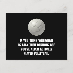 Carte Postale Volley-ball facile
