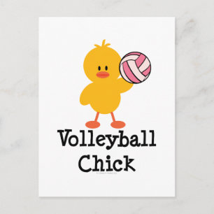 Carte postale Volleyball Chick