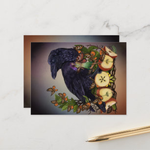 Carte Postale Vols d'Imaginaire Corbeau Faery Art