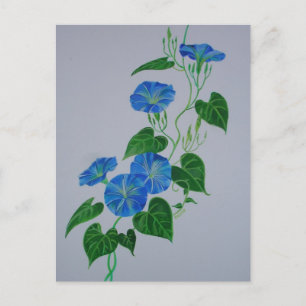 Carte Postale Volubilis Morning Glory de style victorien