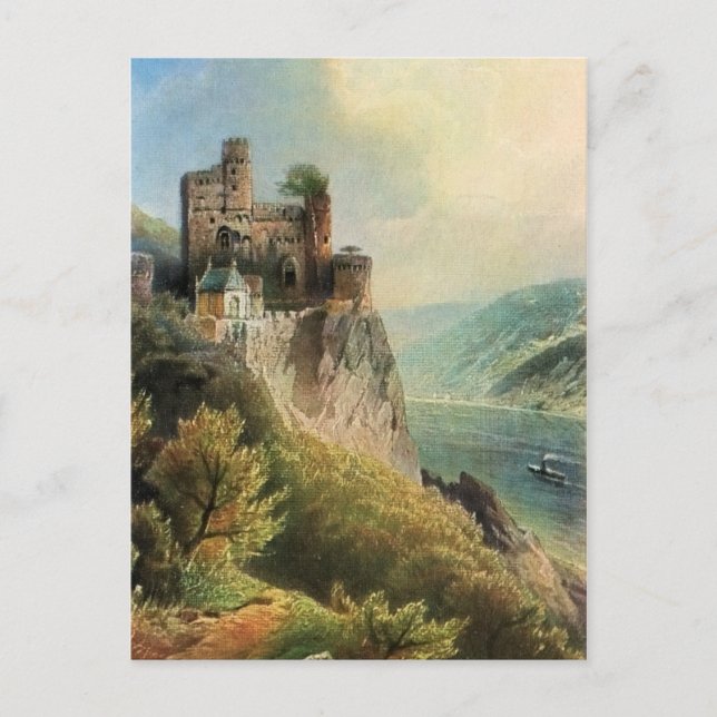 Carte Postale Von Astudin, Burg Rheinstein (Devant)