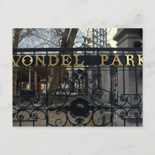 Carte Postale Vondel Park, Amsterdam