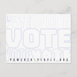 Carte postale Vote