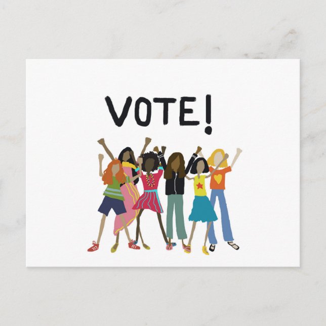 Carte Postale Vote 2020 (Devant)