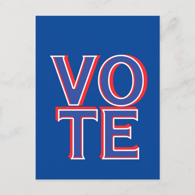 Carte Postale Vote Campagne politique Marchandises (Devant)