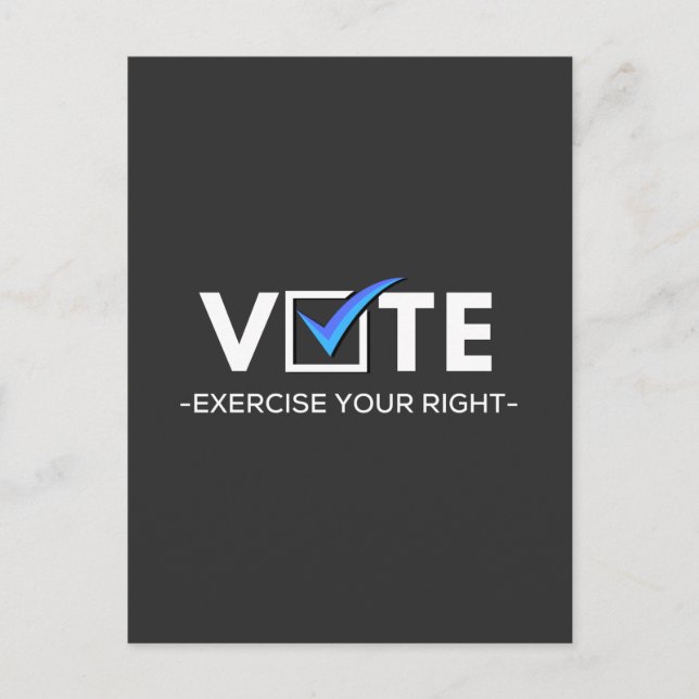 Carte Postale Vote (Cela Compte) (Devant)