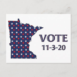 Carte Postale Vote du Minnesota