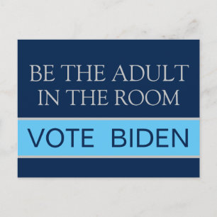 Carte Postale Vote Harris Be the Responsible Adult 2024 Election