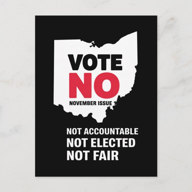 Carte Postale Vote No Novembre Numéro 1 (Devant)