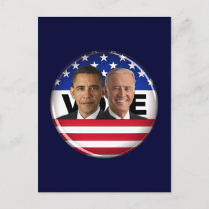 Carte Postale Vote Obama & Biden