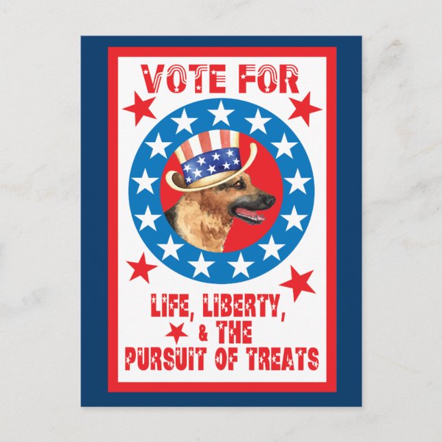 Carte Postale Vote pour GSD (Devant)