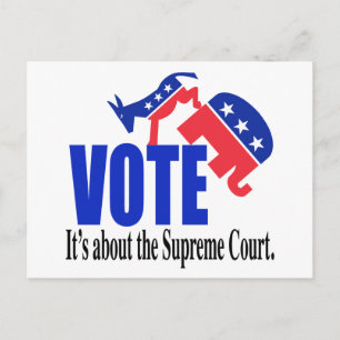 Carte Postale Vote sur la Cour Suprême