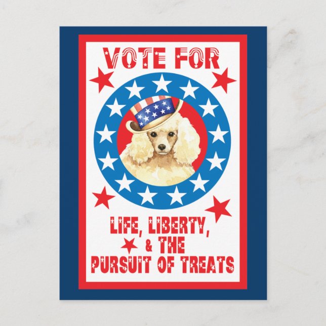 Carte Postale Voter pour les canicules miniatures (Devant)