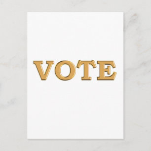 Carte Postale VOTER pour votre candidat