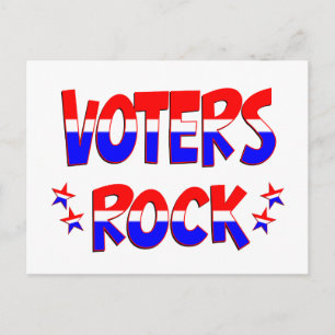 Carte Postale Voters Rock