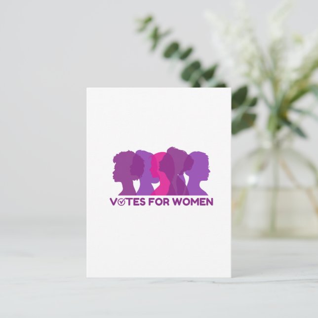 Carte Postale Votes pour les femmes,  (Debout devant)
