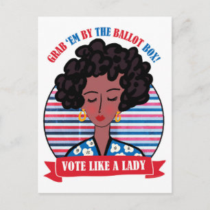 Carte Postale Votez Comme Une Dame
