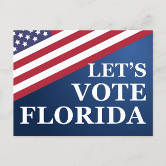 Carte Postale Votez Floride Faisons Sortir les Électeurs