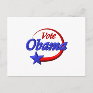Carte Postale Votez Obama en 2012. Créer le futur