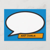 Votre bulle de dialogue amusante rétro bande dessi