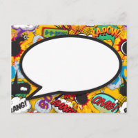 Votre bulle de message amusante rétro bande dessin