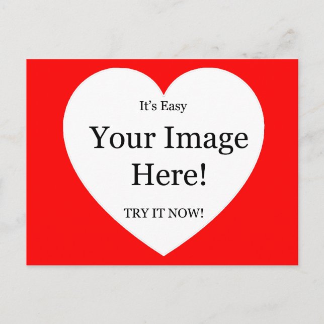 Carte Postale Votre Image Dans Le Cœur (Devant)