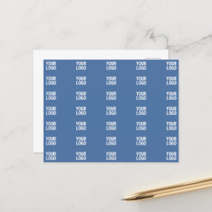 Carte Postale Votre logo ou image   Motif de bandes verticales