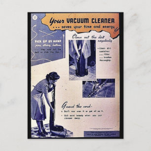 Carte Postale Votre Nettoyeur De Vacuum