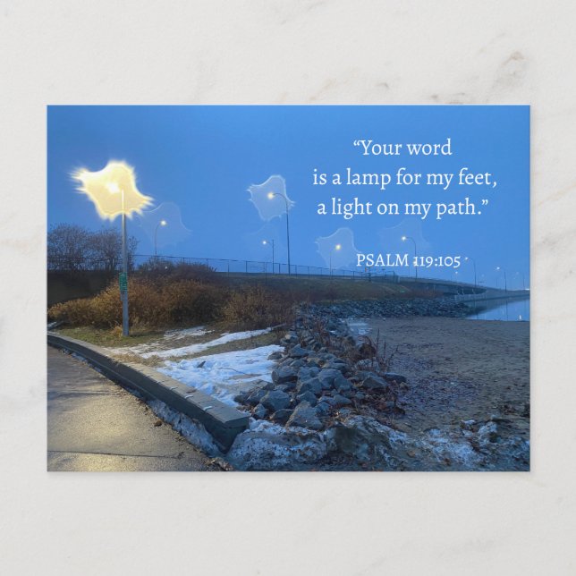 Carte Postale "Votre parole est une lampe pour mes pieds Inspira (Devant)