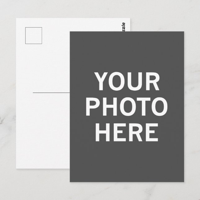 Carte Postale Votre photo ici (Devant / Derrière)
