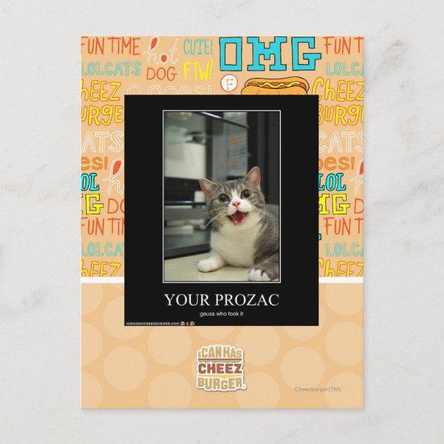 Carte Postale Votre Prozac (Devant)