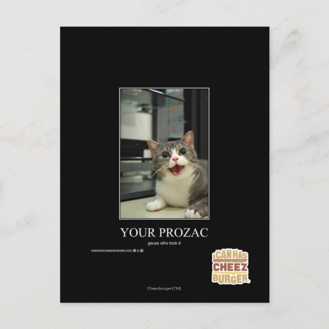 Carte Postale Votre Prozac (Devant)