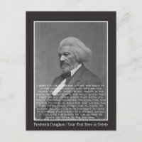 Votre texte/couleur Frederick Douglass Black Histo