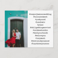 Votre Top 12 des hashtags Photo Mariage postpondu