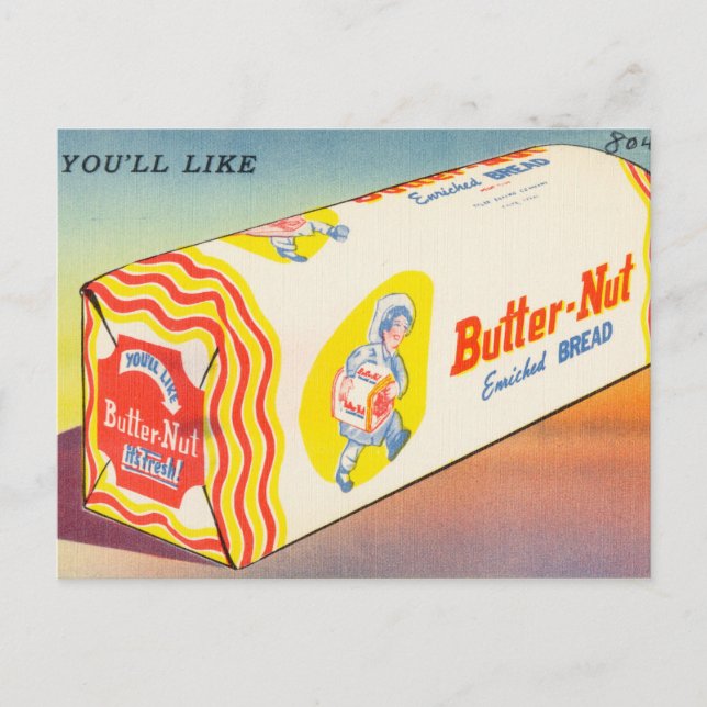 Carte Postale Vous aimerez la pub Vintage au pain de beurre (Devant)
