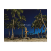 Vous attendez Hawaii Postcard