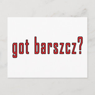 Carte Postale vous avez barszcz ?