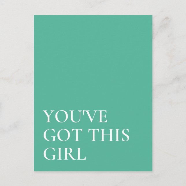 Carte Postale Vous avez cette citation inspirante (Devant)