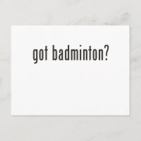 vous avez du badminton ?