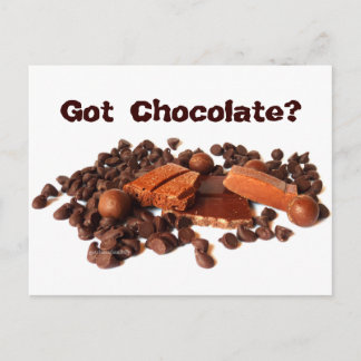 Carte Postale Vous avez du chocolat ?