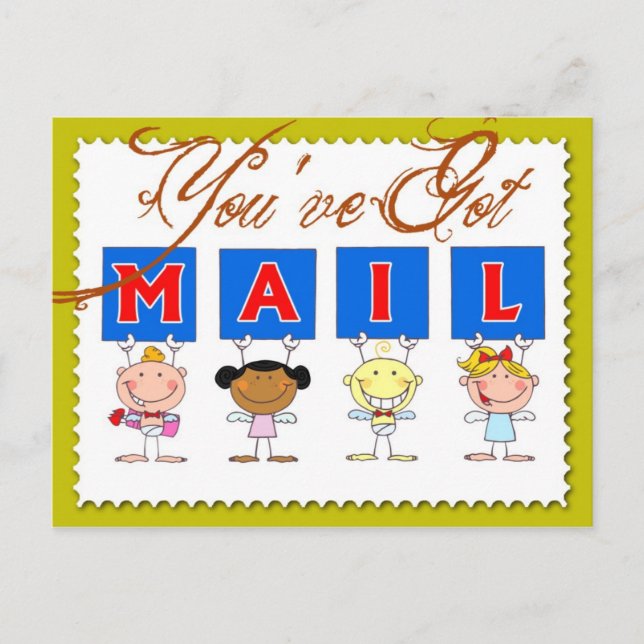 Carte Postale Vous avez du courrier ! (Devant)