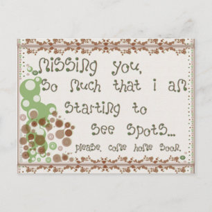 Carte Postale Vous avez manqué