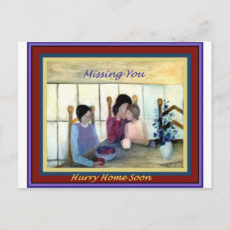 Carte Postale Vous avez manqué - Art fin -