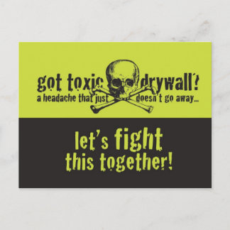 Carte Postale Vous avez un Drywall toxique ?