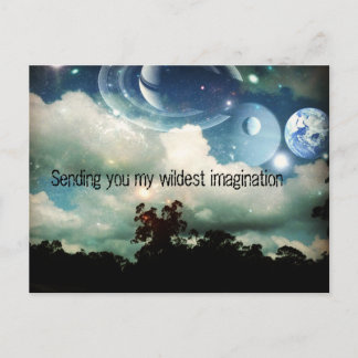 Carte Postale Vous envoyer mon imagination folle